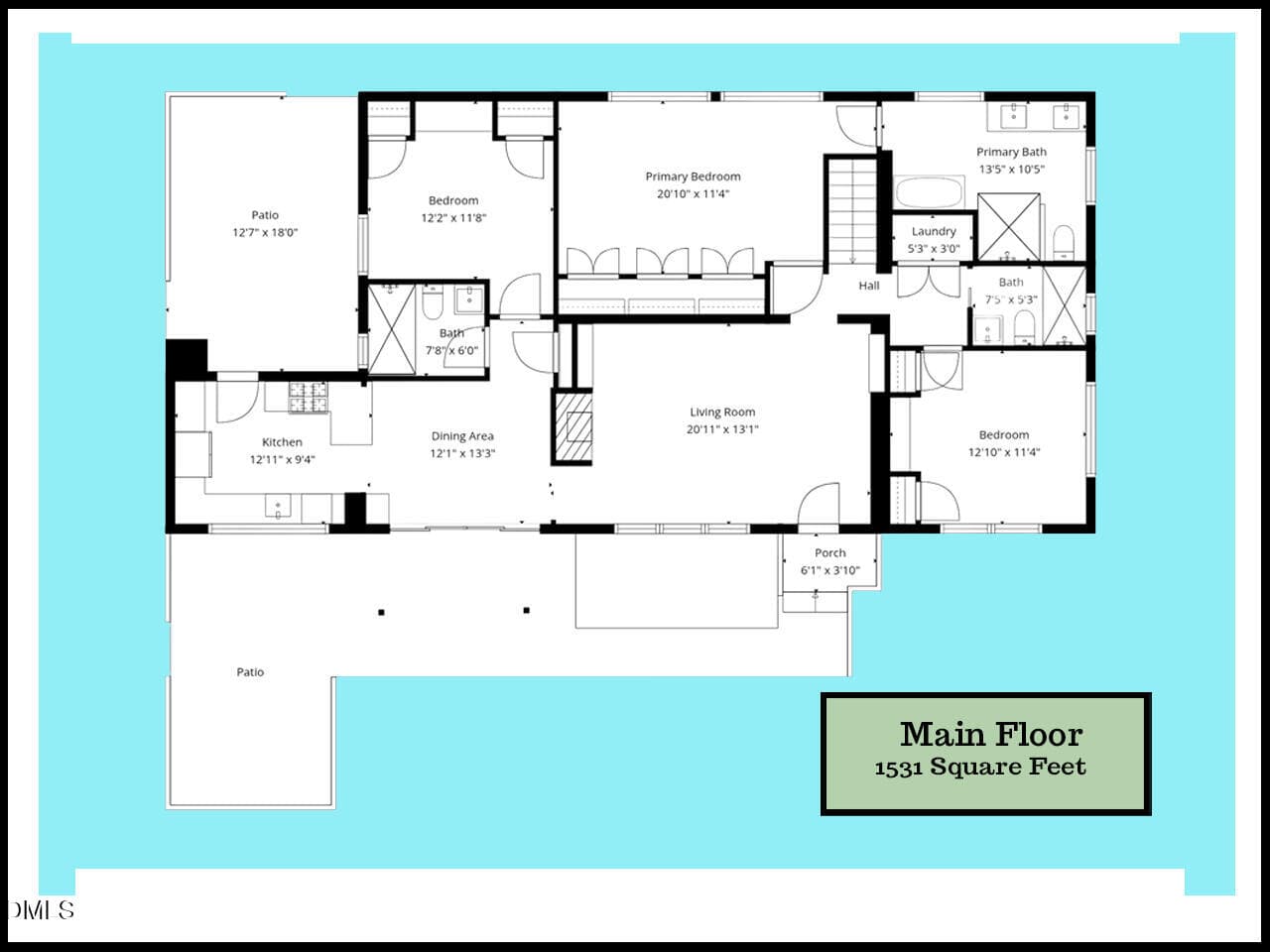 100EastwoodLakeRoad.MainFloor - 100 Eastwood Lake Road, Chapel Hill, NC 27514, Chapel Hill