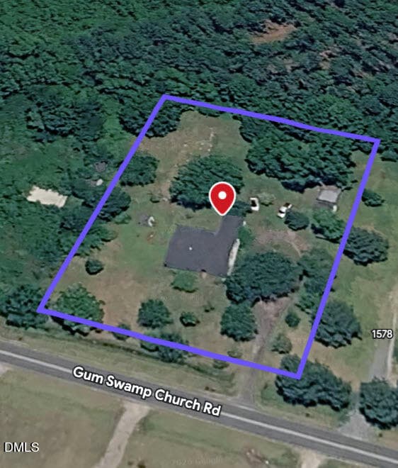 Overhead Photo-1586 Gum Swamp Chuch-2026 - 1586 Gum Swamp Church Road, Greenville, NC 27834