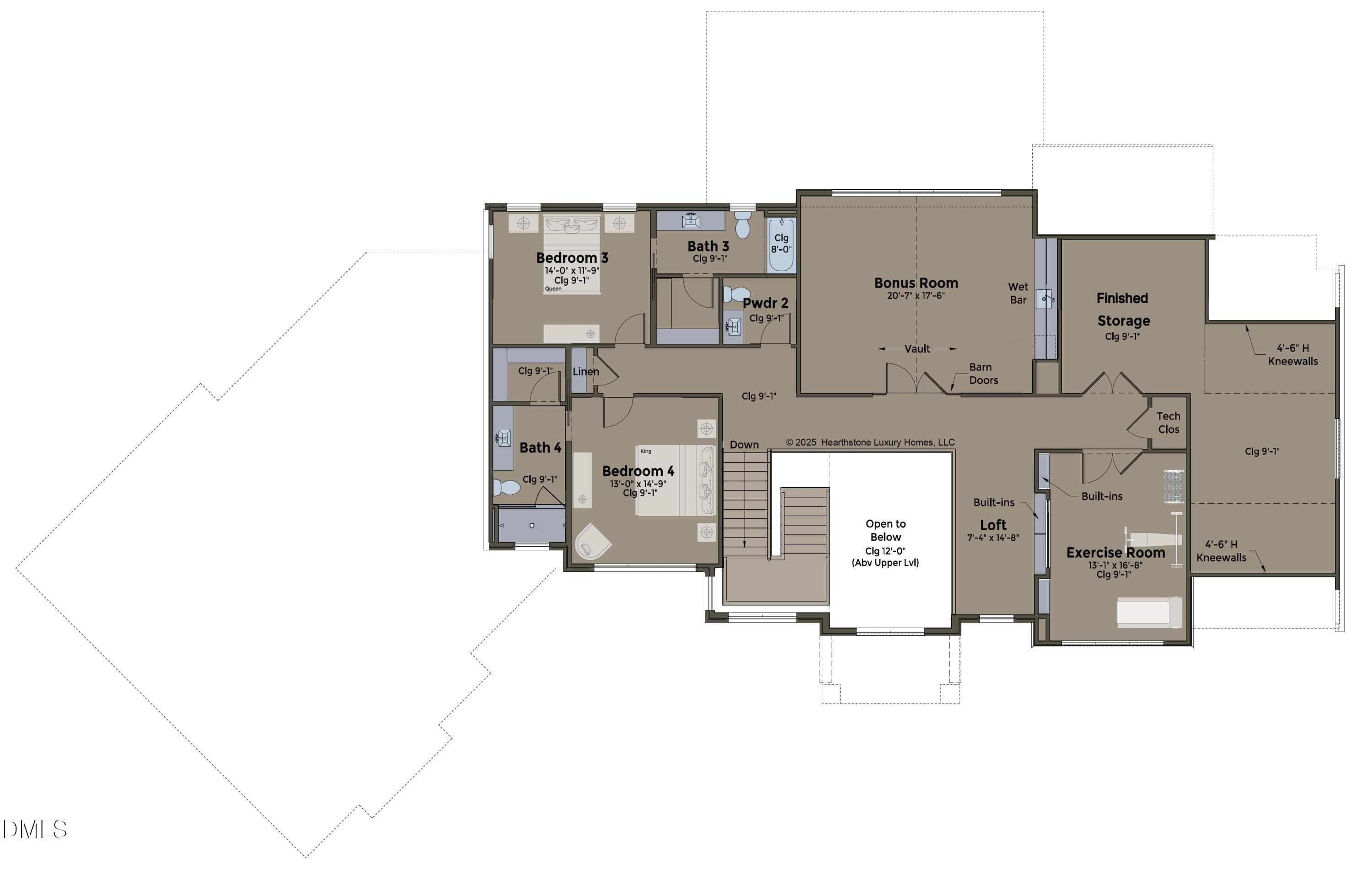 The Westbrook second floor 3.30.26 - 87 Anfield Road, New Hill, NC 27562