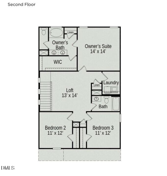 Second Floor - 136 Oyster Tabby Drive, Lillington, NC 27546