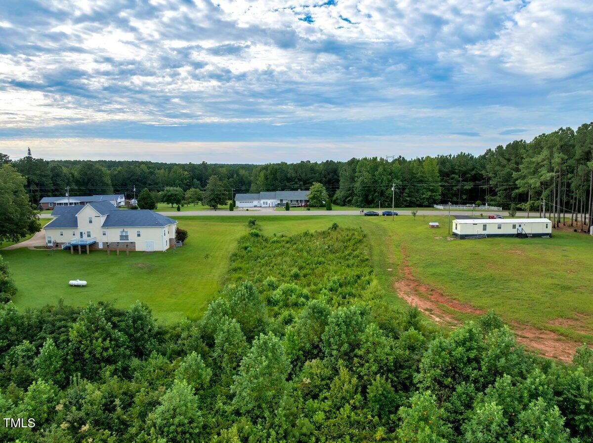 Drone view of recorded easement - 7 & 7a Richardson Road, Warrenton, NC 27589