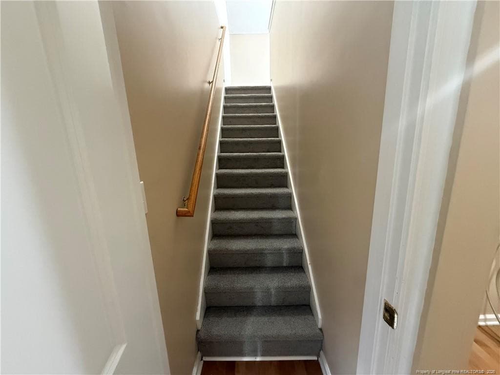 Stairs to Bonus Room - 5705 Kingstree Drive, Fayetteville, NC 28304, Fayetteville