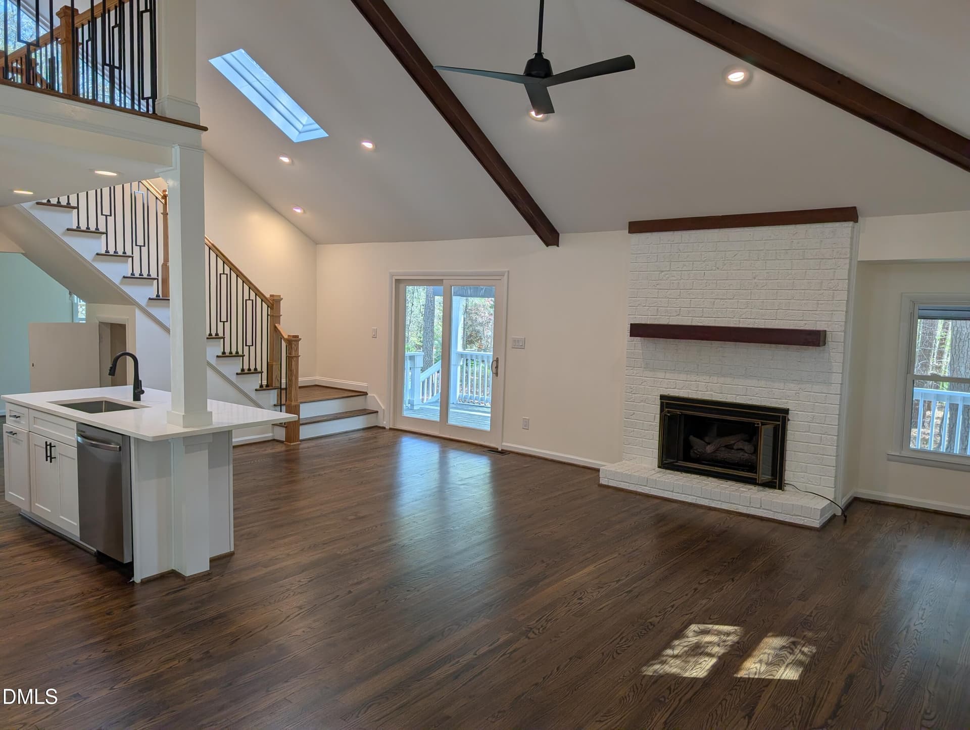 Livingroom & Fire Place - 702 Hillandale Lane, Garner, NC 27529