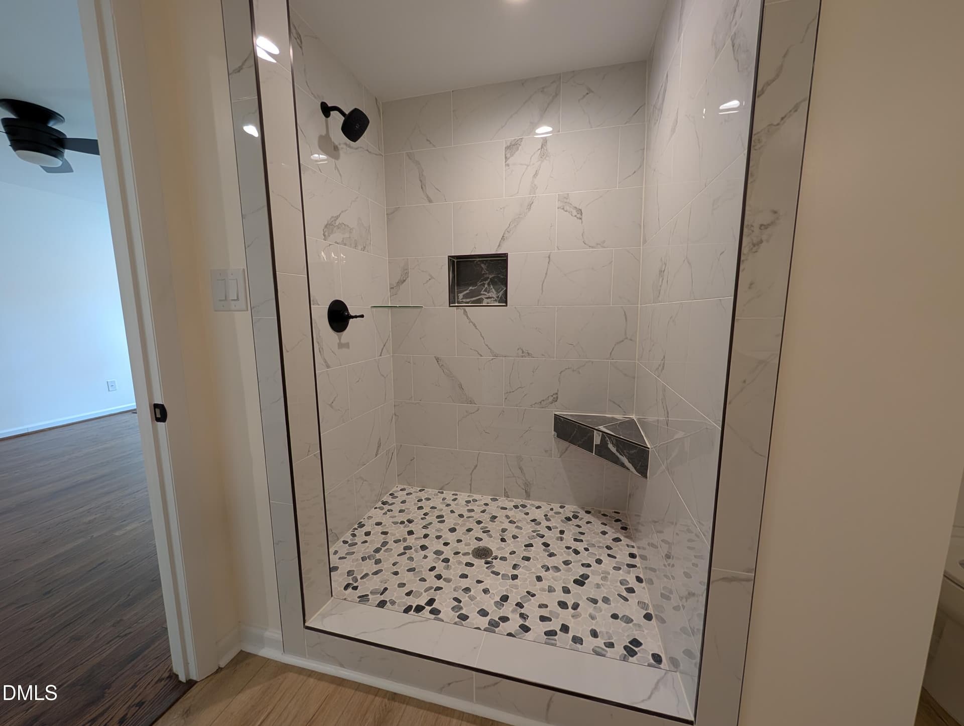 Primary shower - 702 Hillandale Lane, Garner, NC 27529