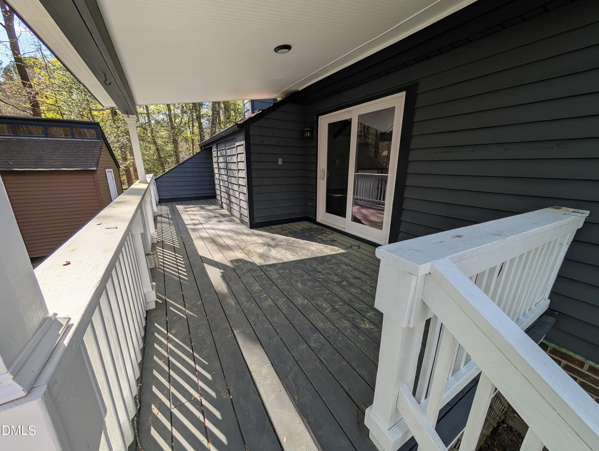 Back covered Porch & storage - 702 Hillandale Lane, Garner, NC 27529