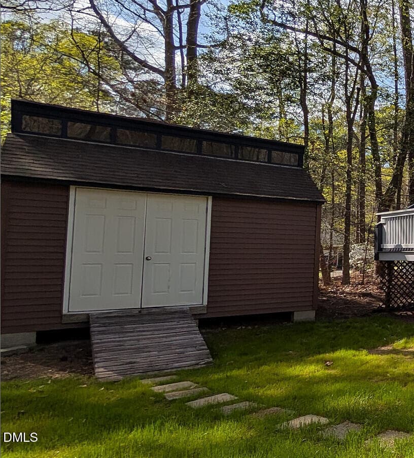 Shed front double door - 702 Hillandale Lane, Garner, NC 27529