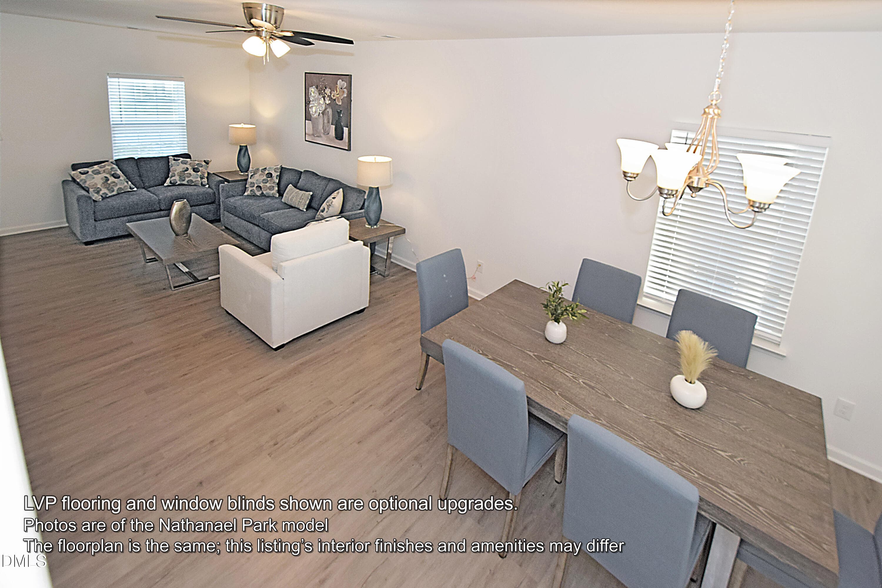 Living-Dining rooms - 3426 Littlefield Way, Greensboro, NC 27405