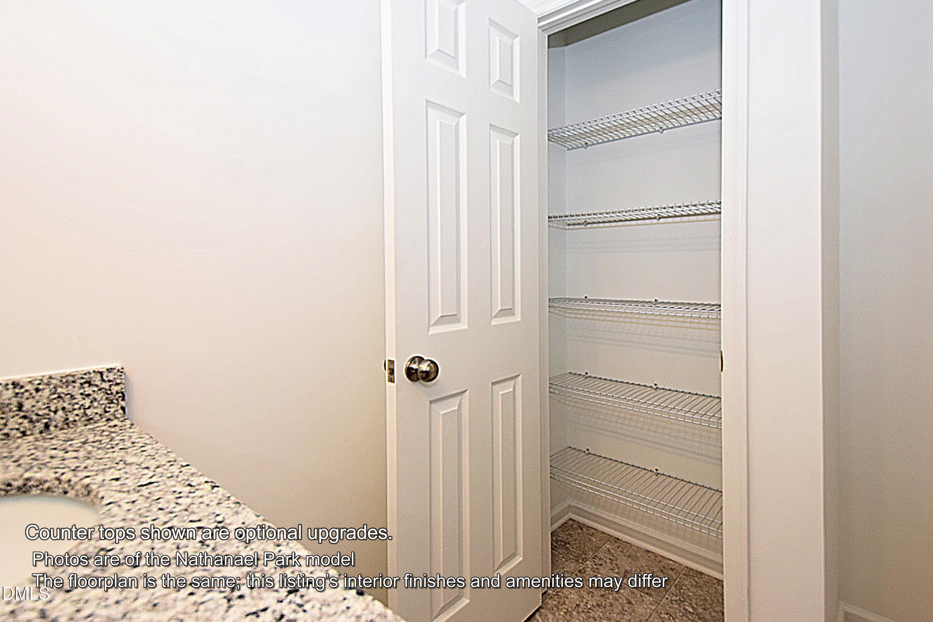 Primary bath linen closet - 3426 Littlefield Way, Greensboro, NC 27405