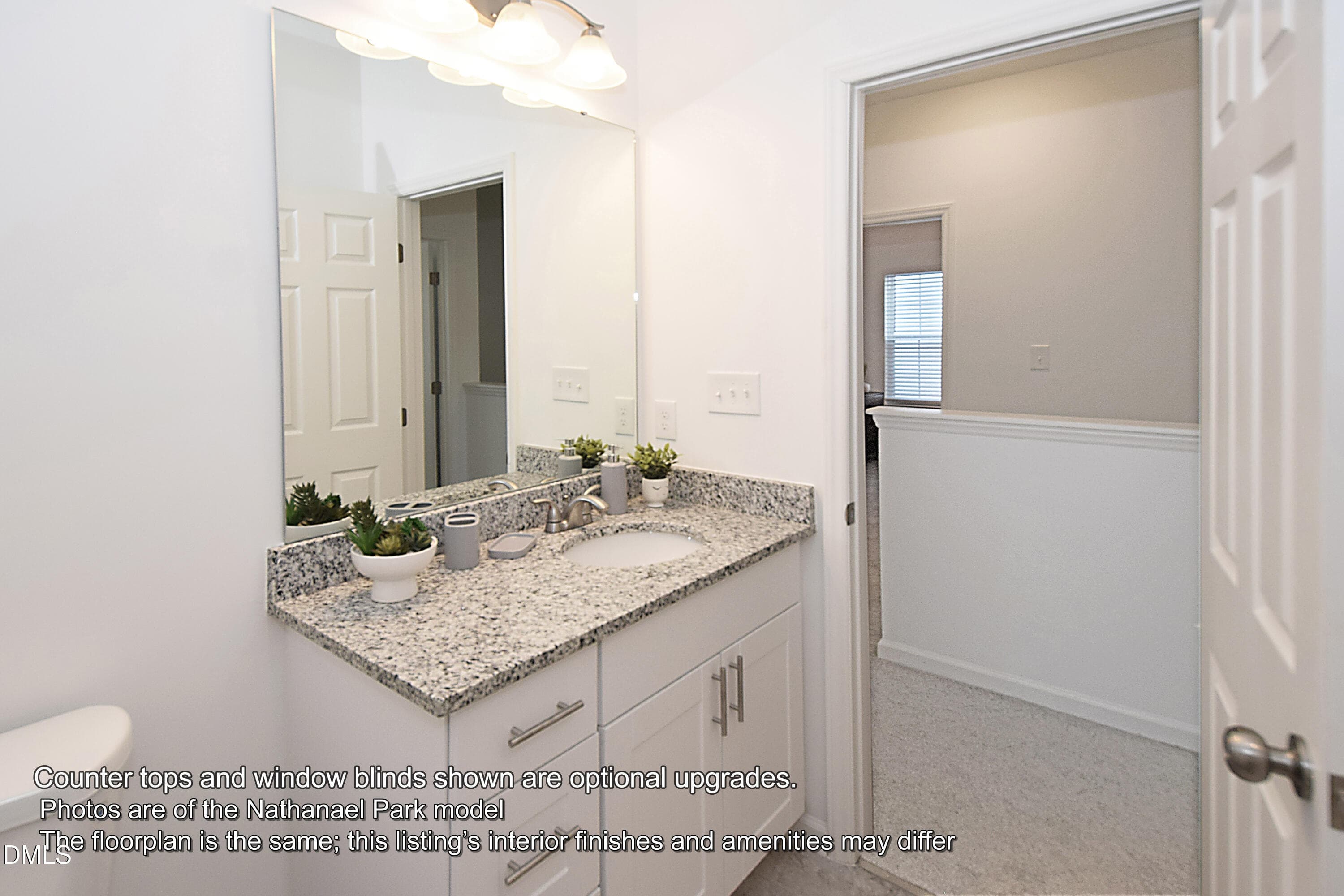 Hall bath vanity - 3426 Littlefield Way, Greensboro, NC 27405