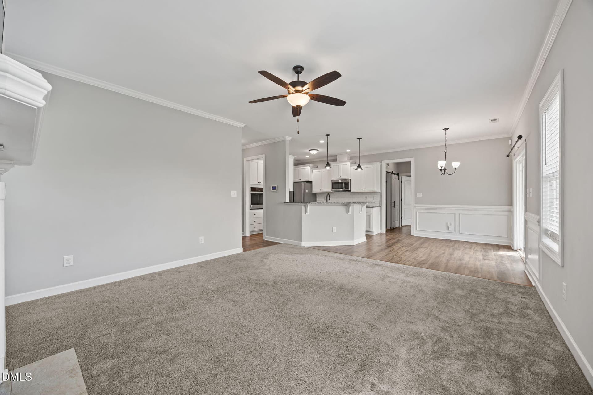 Living Room to Kitchen - 24 Carolina Landing Drive, Zebulon, NC 27597