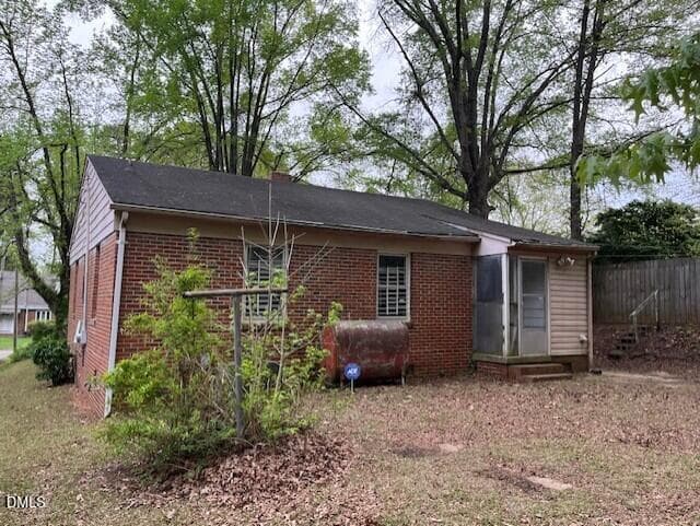 Back Left Corner facing front - 409 Edward Street, Durham, NC 27701, Durham