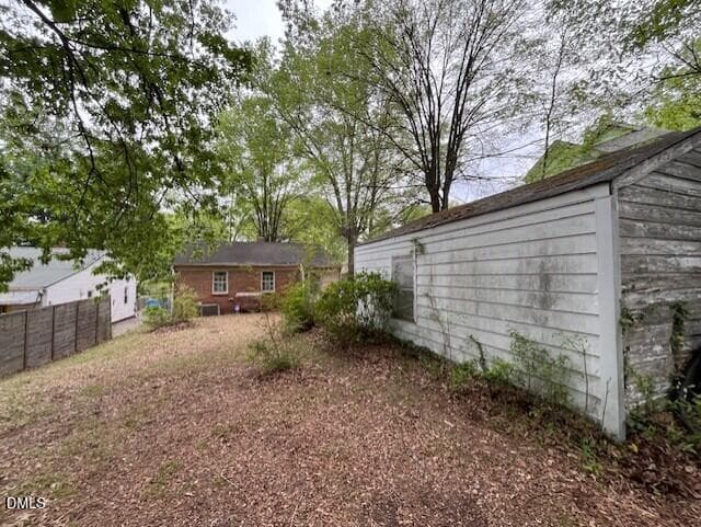 Backyard facing front - 409 Edward Street, Durham, NC 27701, Durham