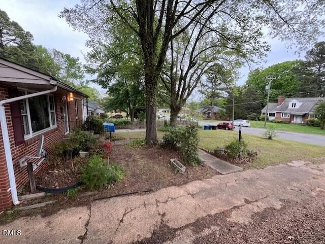Front Yard of Home facing West - 409 Edward Street, Durham, NC 27701, Durham