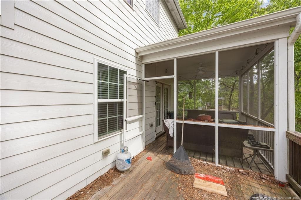 Back porch - 68 Heatherspring Way, Spring Lake, NC 28390