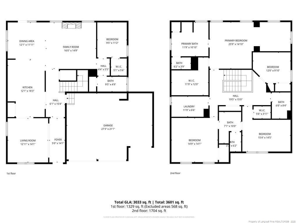 Floor Plan - 68 Heatherspring Way, Spring Lake, NC 28390