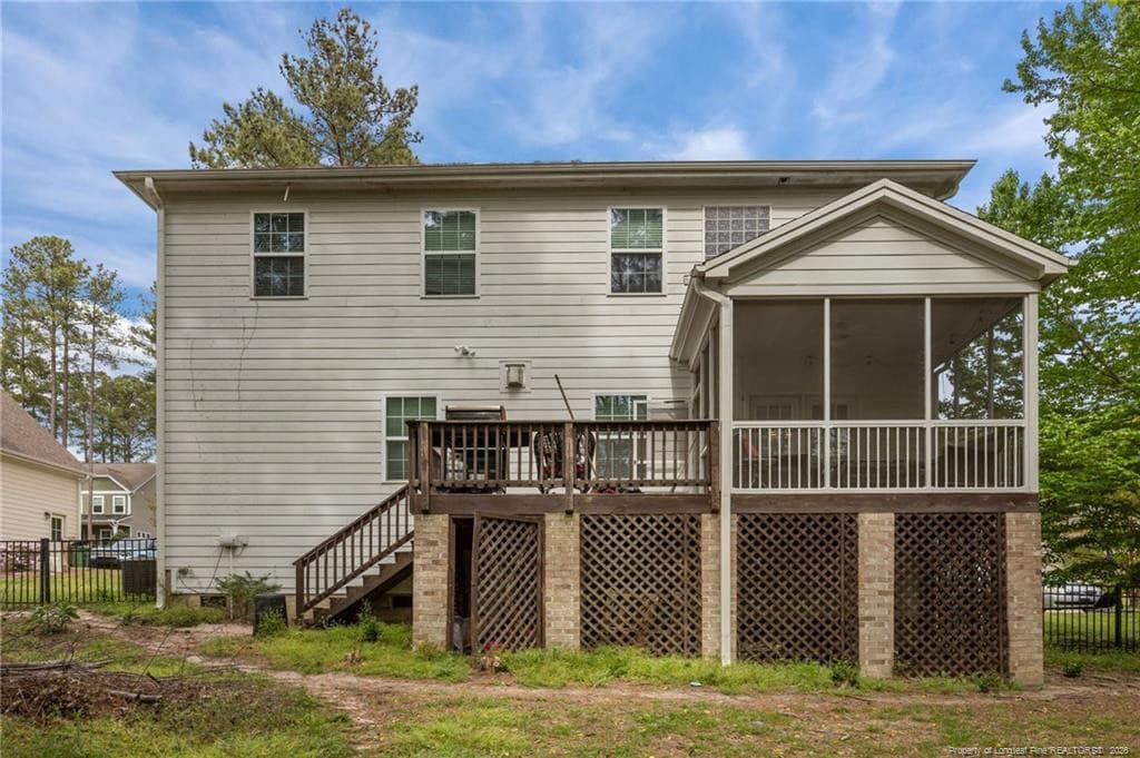 Back of home - 68 Heatherspring Way, Spring Lake, NC 28390