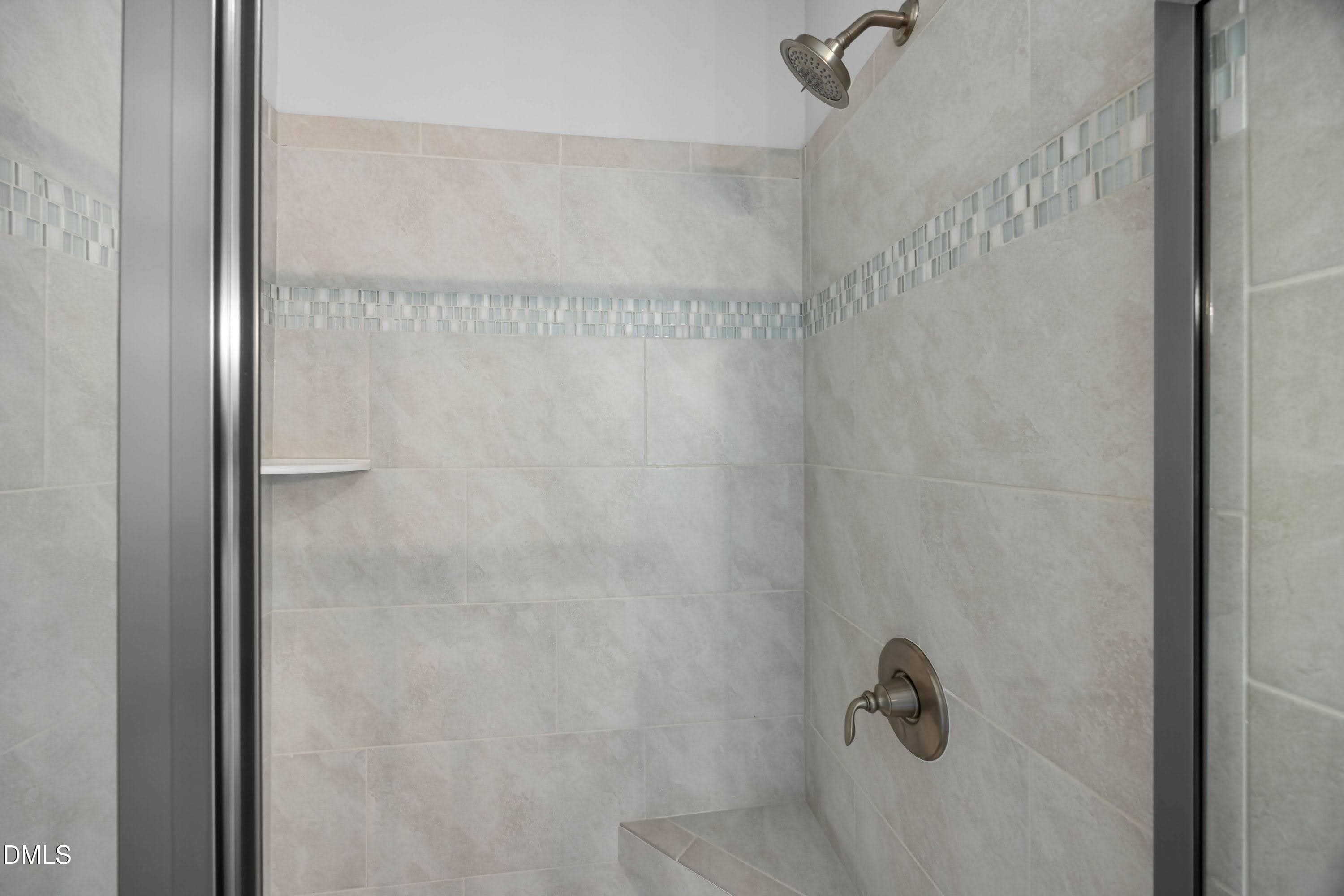 Tiled Walk-in Shower - 88 Galway Road, Lillington, NC 27546