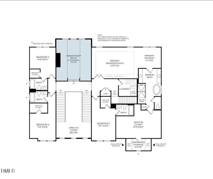 Floorplan - Second Floor - 290 Twisted Oak Way, Chapel Hill, NC 27517, Chapel Hill