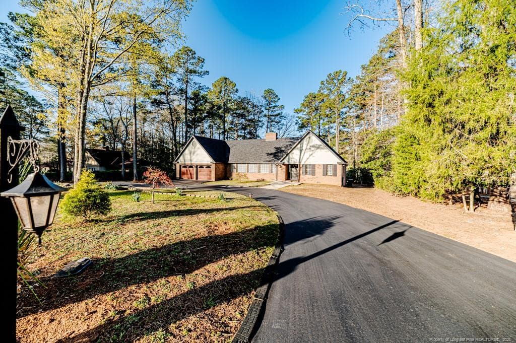 Front Right Driveway View - 1905 Wedgewood Drive, Sanford, NC 27332