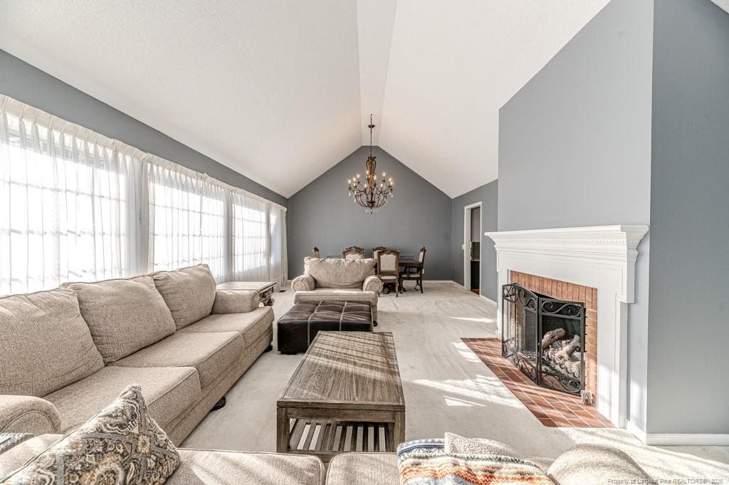 Foyer to Den - 1905 Wedgewood Drive, Sanford, NC 27332