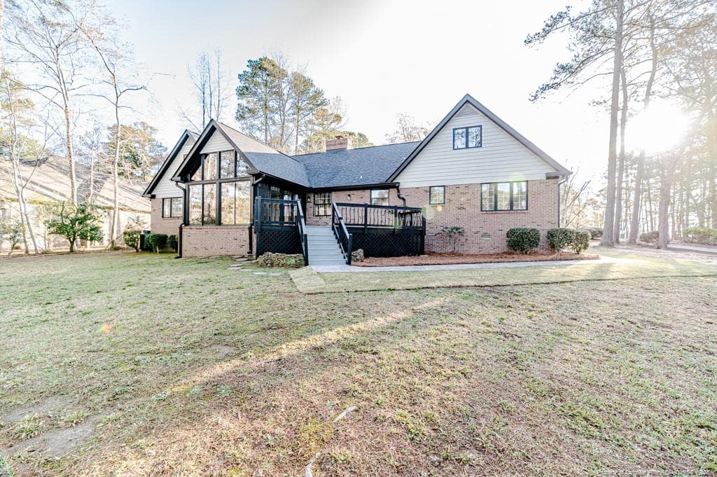 Rear View - 1905 Wedgewood Drive, Sanford, NC 27332