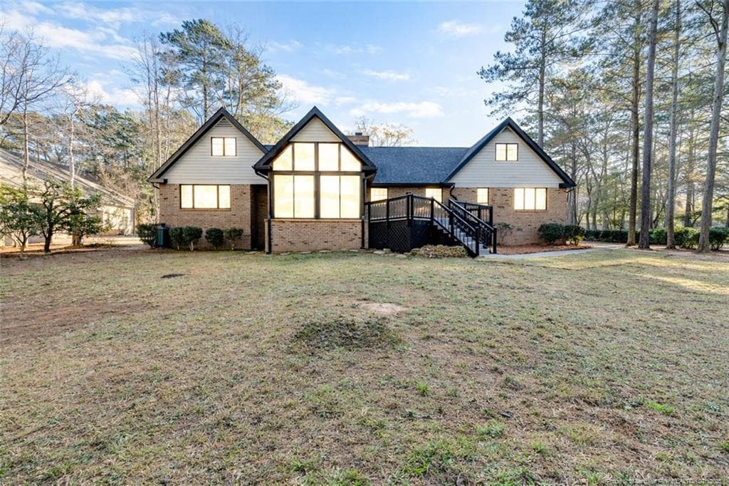 Rear Twilight View - 1905 Wedgewood Drive, Sanford, NC 27332