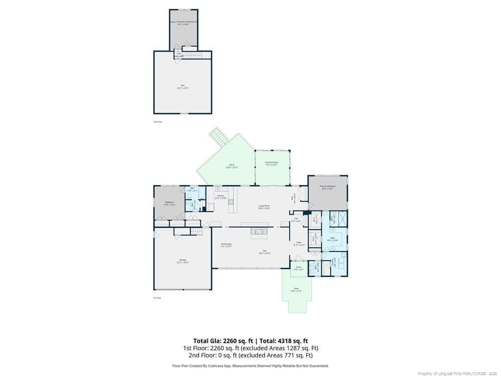 FloorPlan Sketch - 1905 Wedgewood Drive, Sanford, NC 27332