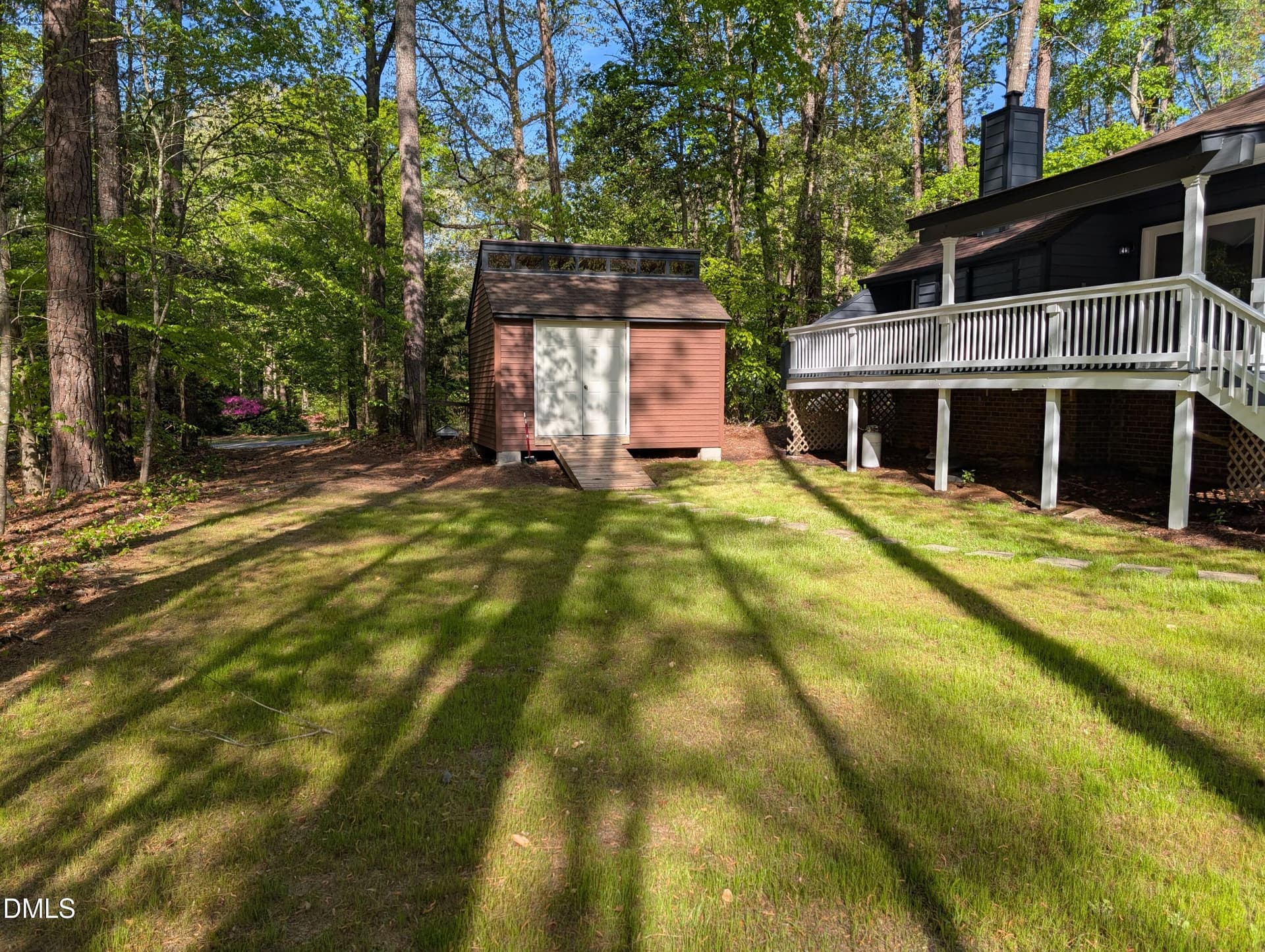 Back L w Shed & 2nd driveway - 702 Hillandale Lane, Garner, NC 27529