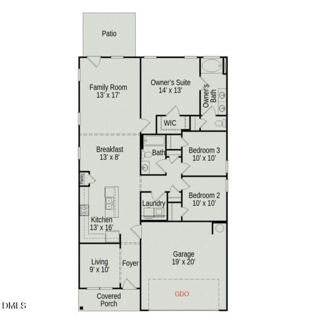 Floorplan - 40 Chardonnay Drive, Lillington, NC 27546