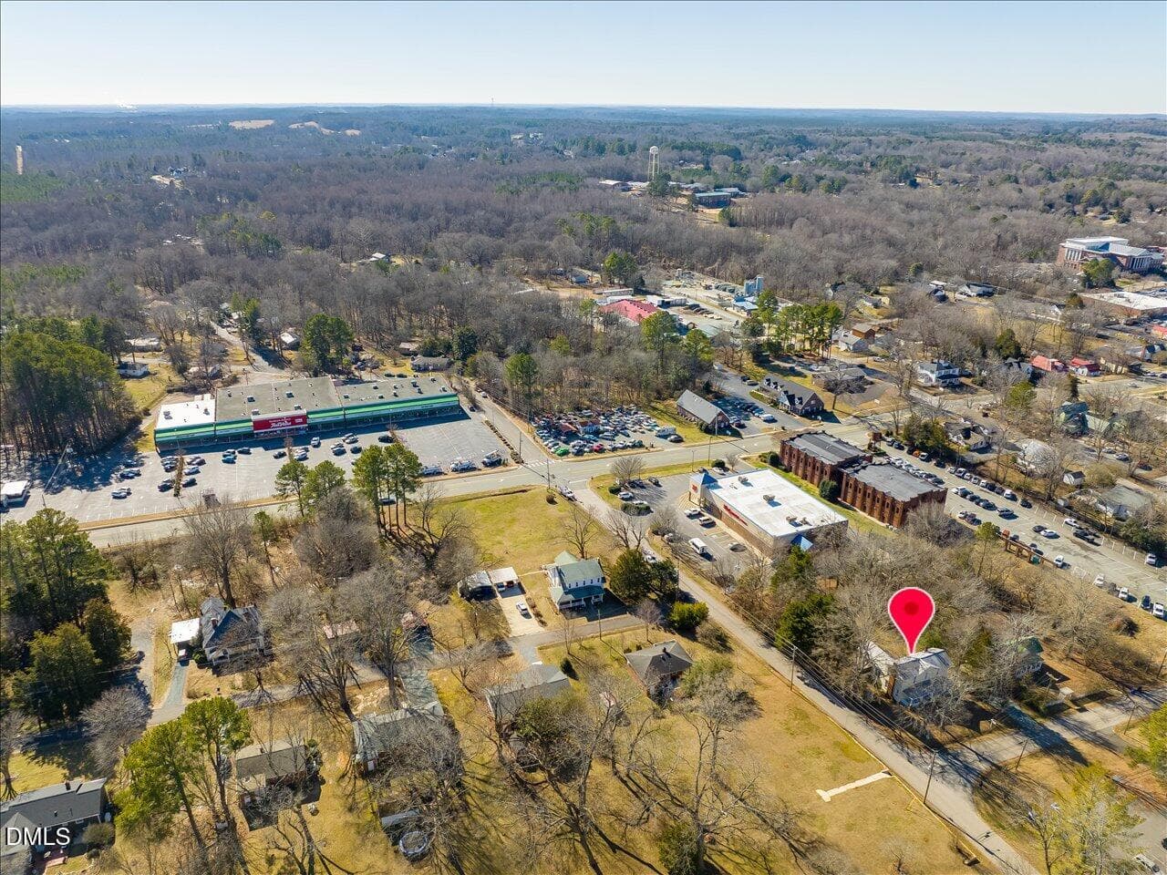 102-Aerial View - 298 E Salisbury Street, Pittsboro, NC 27312, Pittsboro