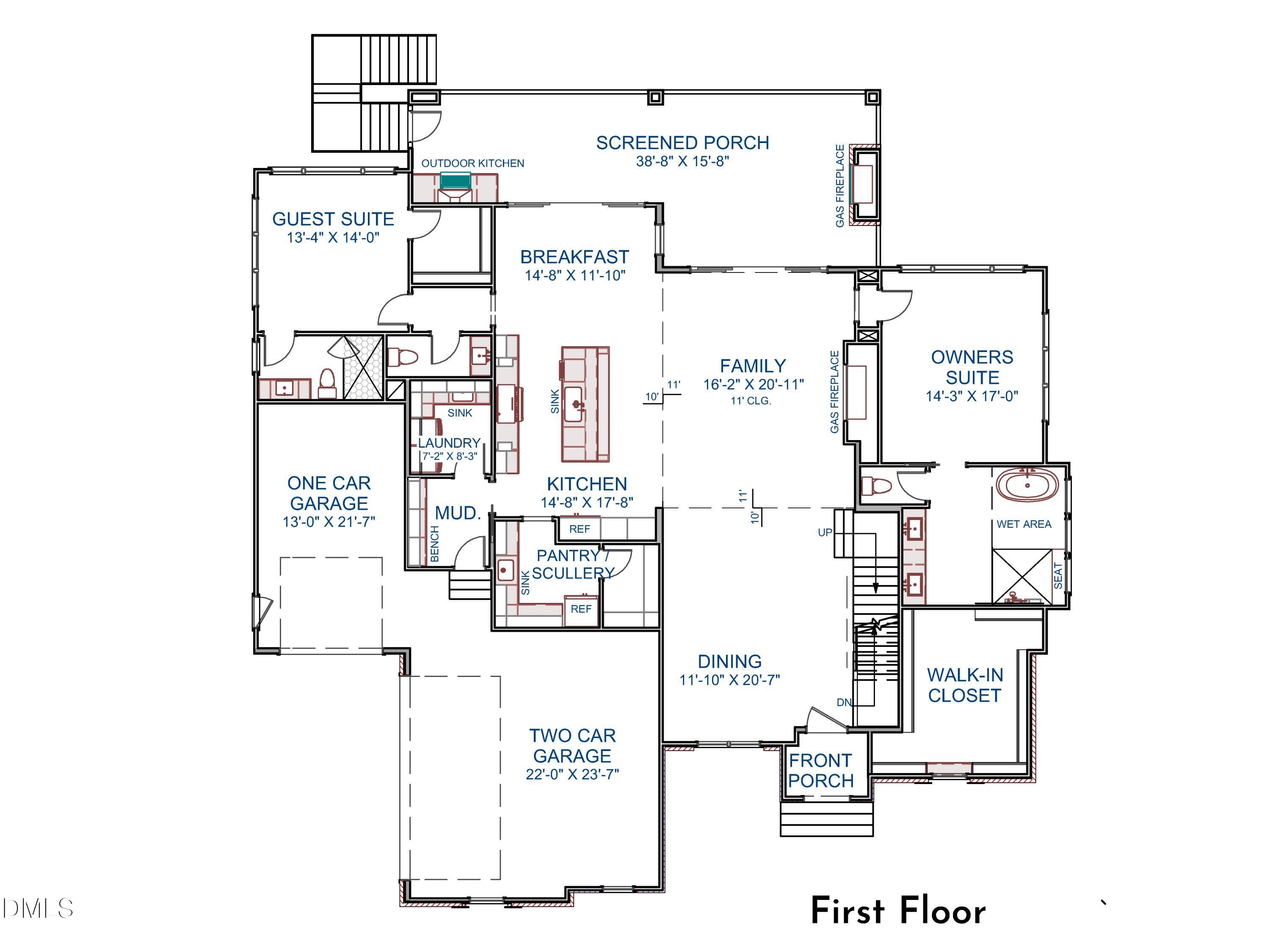 Lot 20 Plans_Page_2 - 404 Shinleaf Pond Trail, Raleigh, NC 27614, Raleigh
