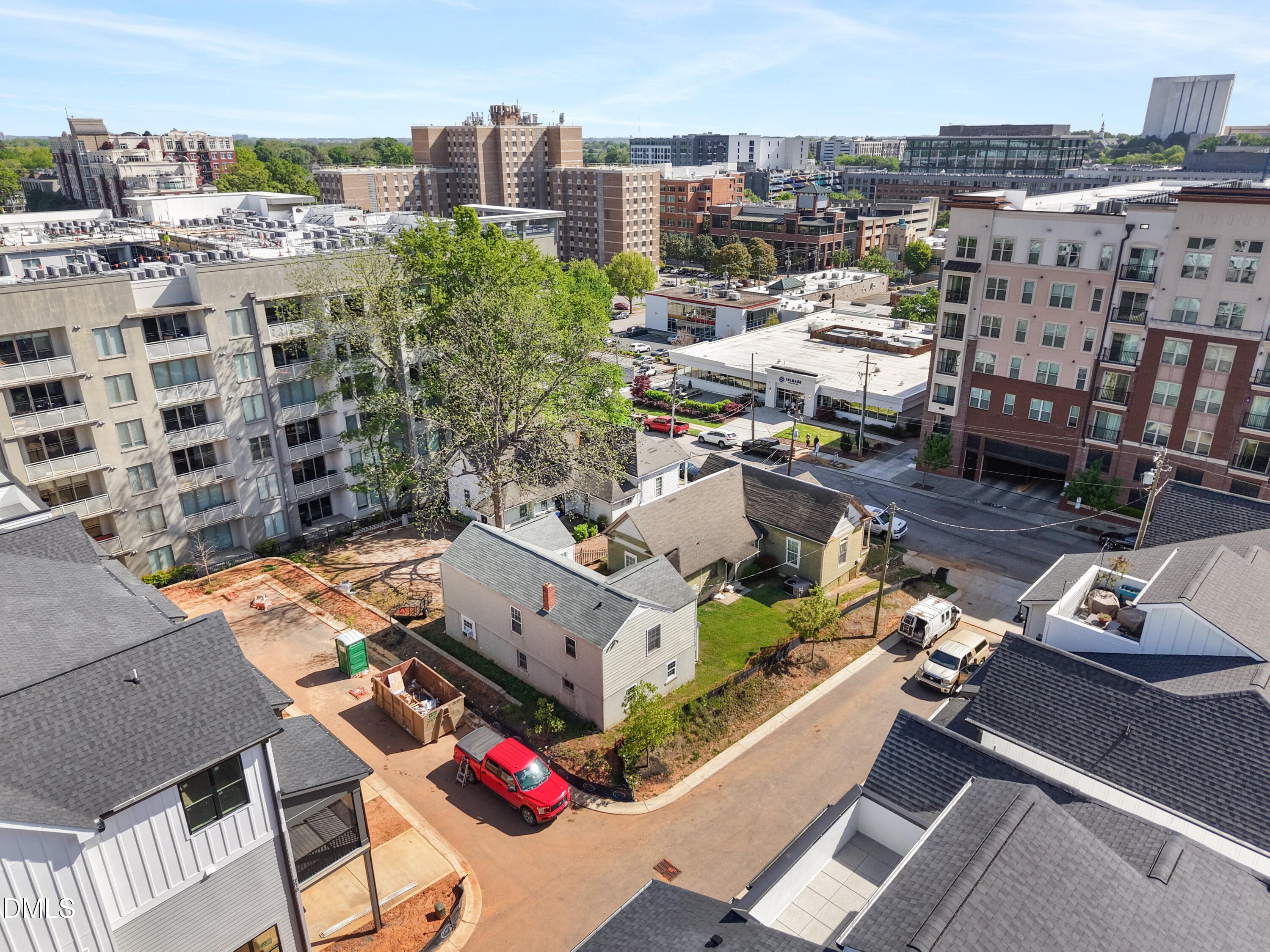 Aerial of Lots - 407 & 411 N Boylan Avenue, Raleigh, NC 27603, Raleigh