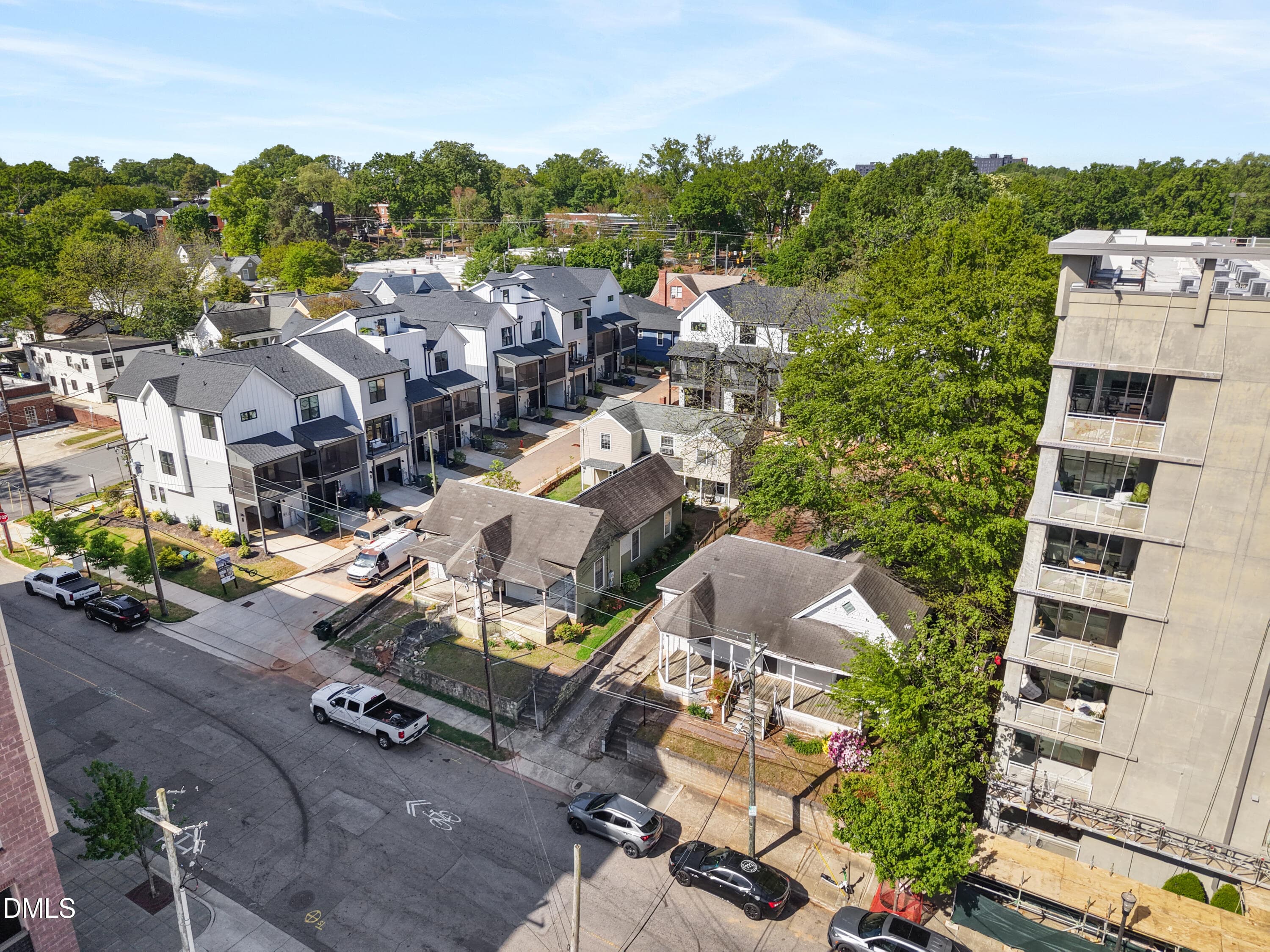 Aerial of Lots - 407 & 411 N Boylan Avenue, Raleigh, NC 27603, Raleigh