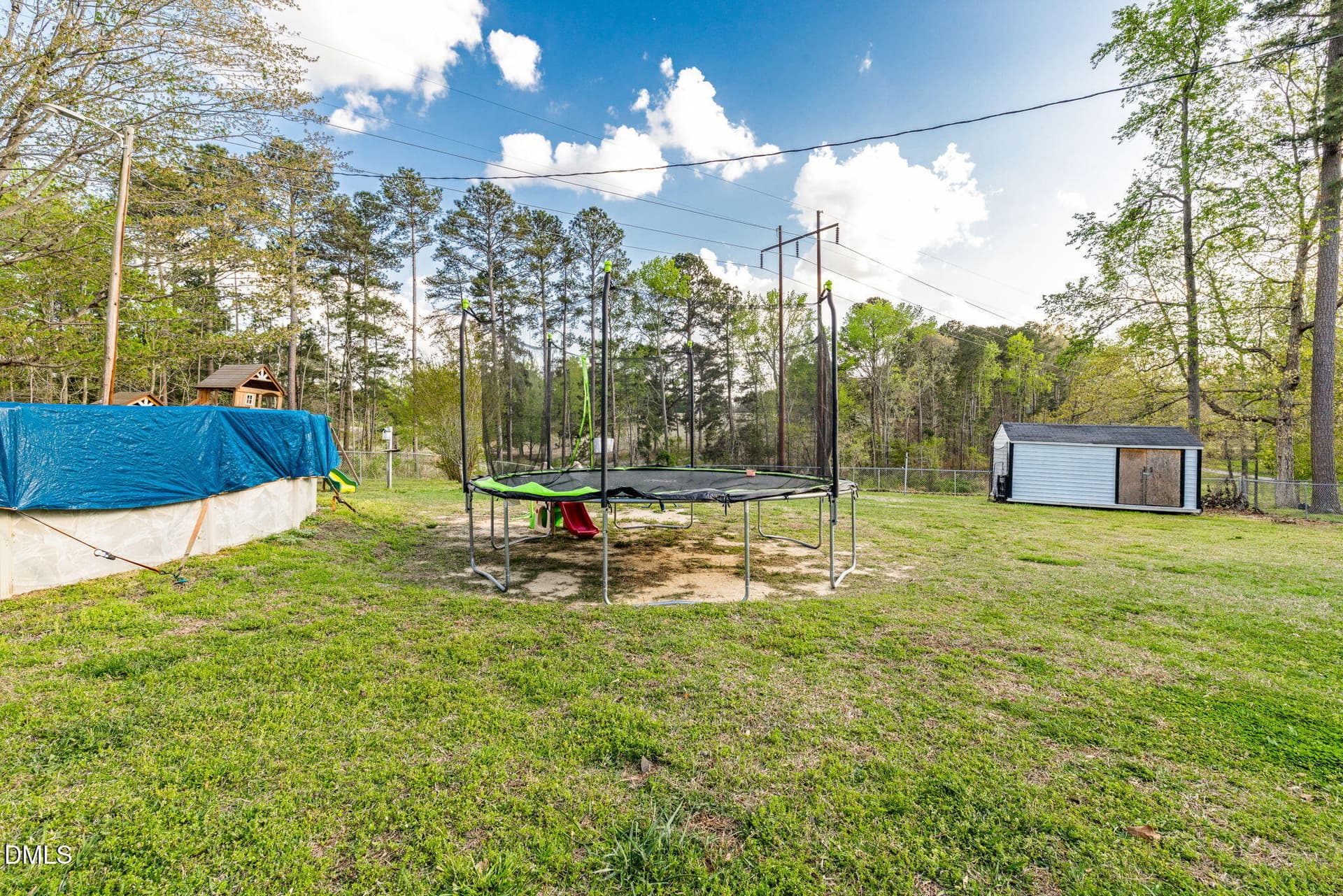 Fenced Backyard - 2732 Nutbush Road, Henderson, NC 27537