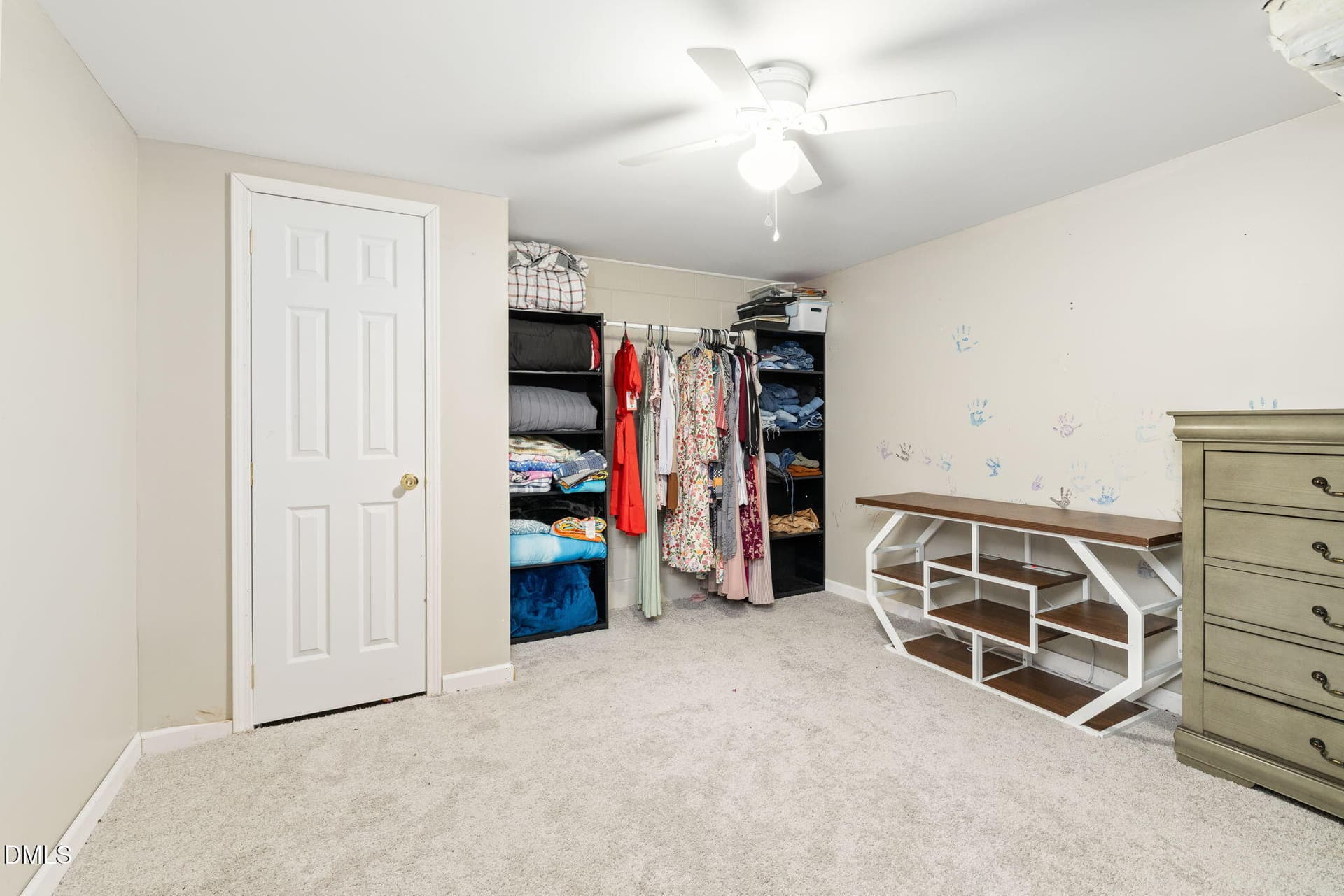 Room 1 with closet in basement - 2732 Nutbush Road, Henderson, NC 27537