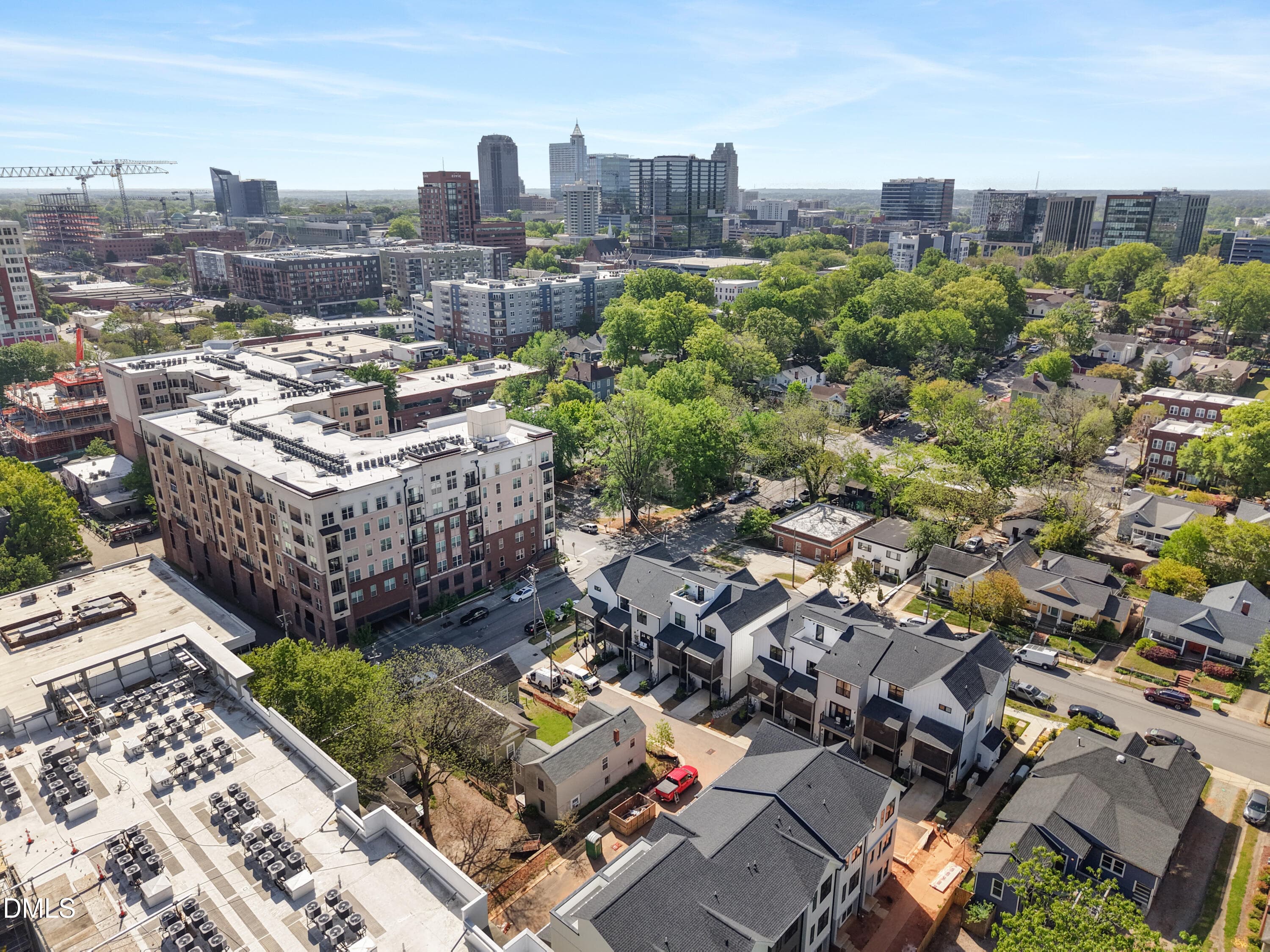 Aerial of Lots - 407 & 411 N Boylan Avenue, Raleigh, NC 27603, Raleigh