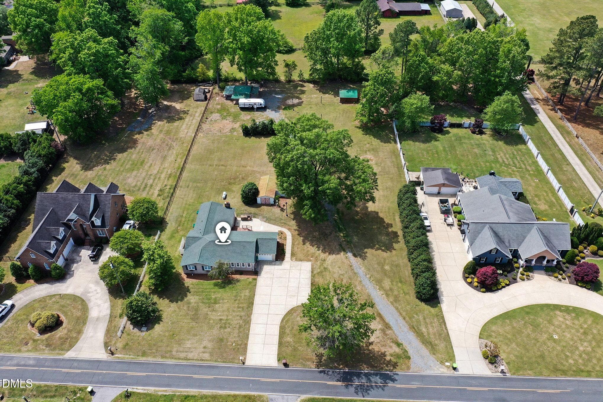 Aerial - 1782 Chicora Road, Dunn, NC 28334