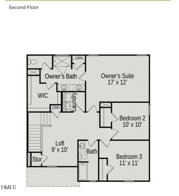 Second Floor - 235 Smith Farms Drive, Lillington, NC 27546