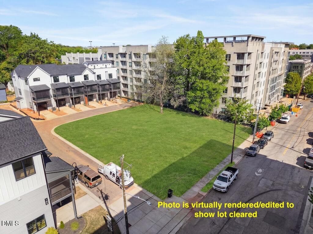 Virtual Rendering of Lot Cleared - 407 & 411 N Boylan Avenue, Raleigh, NC 27603, Raleigh