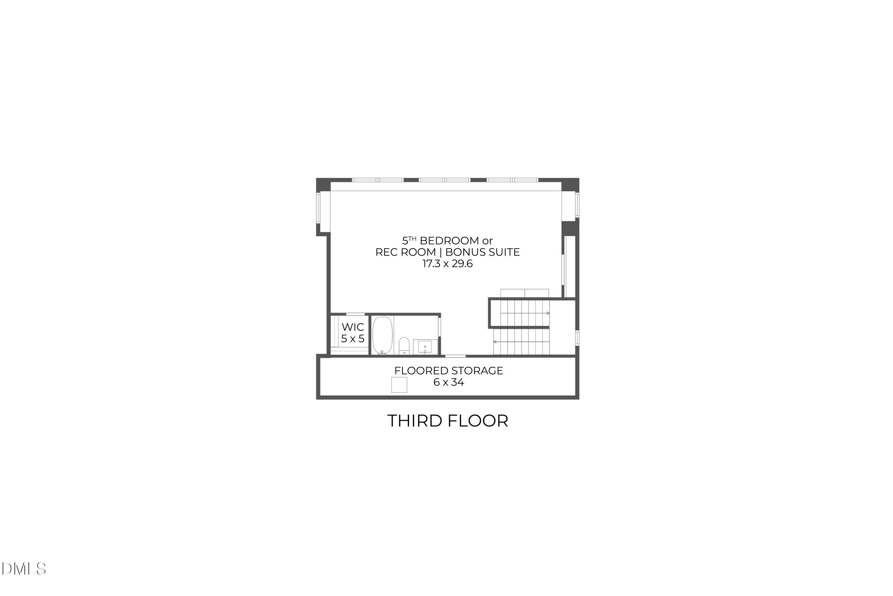 Third Floor_105HCR - 105 Hansen Creek Road, Chapel Hill, NC 27516, Chapel Hill