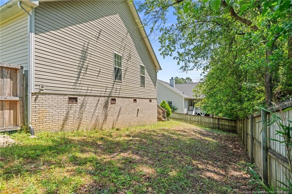 Fenced Back Yard - 48 Arlington Drive, Cameron, NC 28326