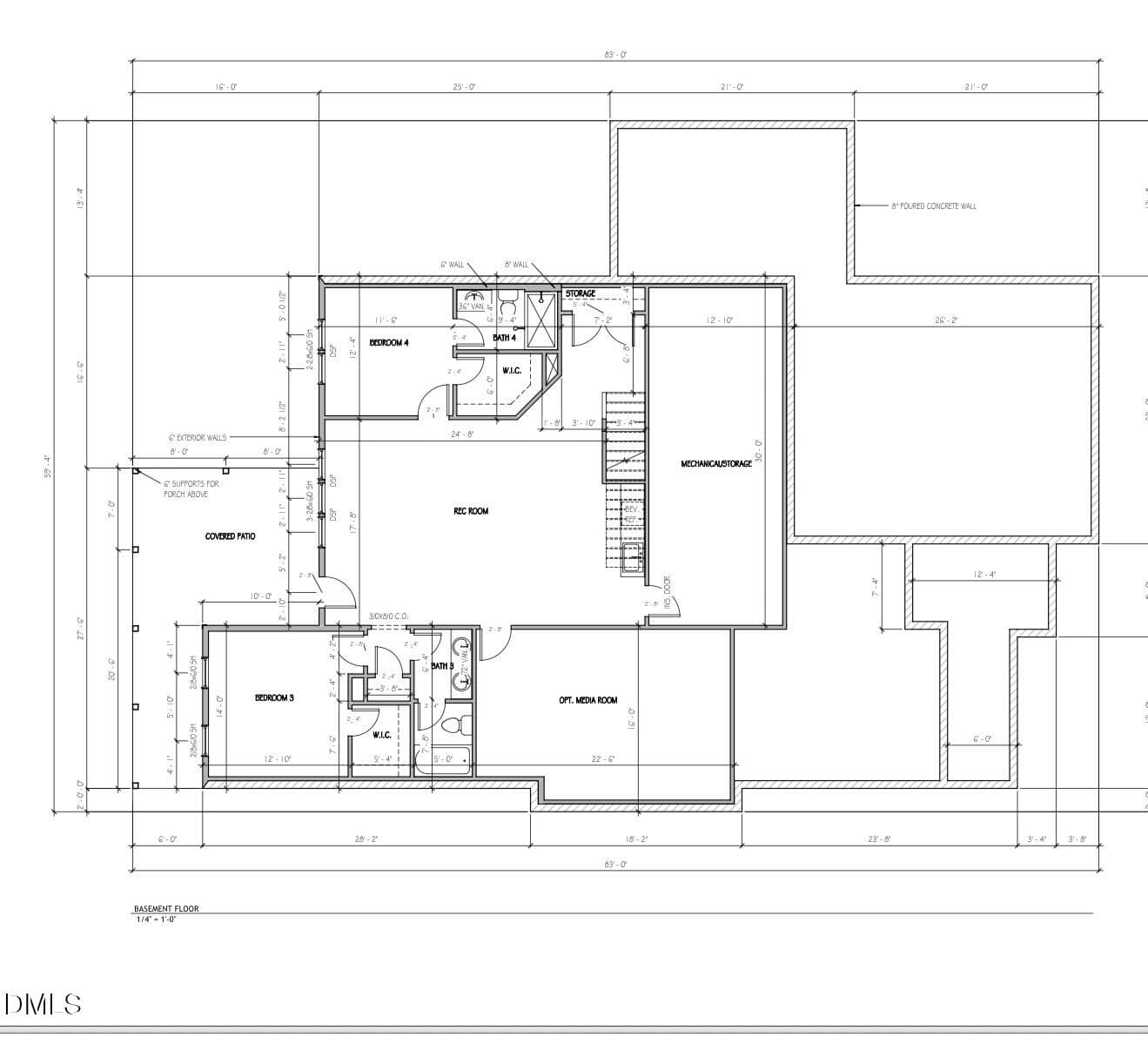 second floor plan - 154 Colonial Trail Court, Pittsboro, NC 27312