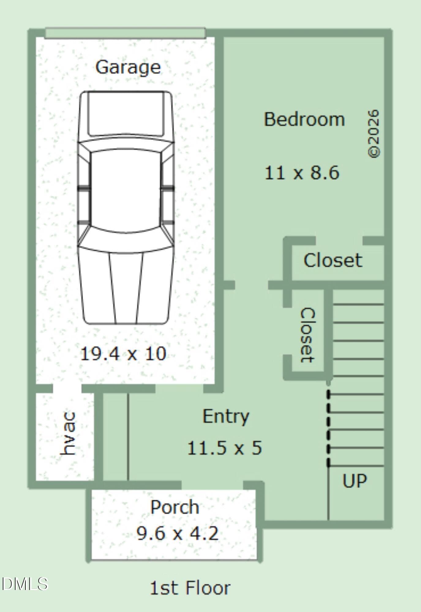 Floorplan-1st-1018 Tipton Street (Custom - 1018 Tipton Street, Raleigh, NC 27610, Raleigh