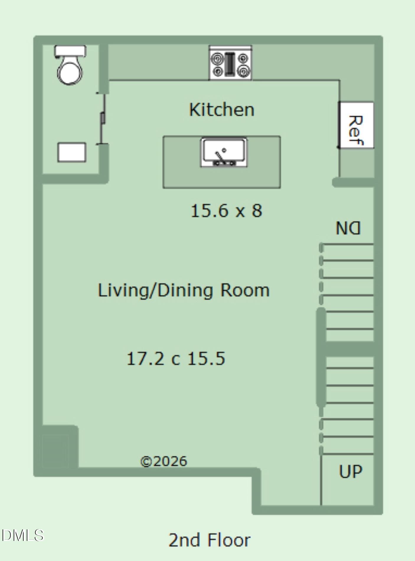 Floorplan-2nd-1018 Tipton Street (Custom - 1018 Tipton Street, Raleigh, NC 27610, Raleigh
