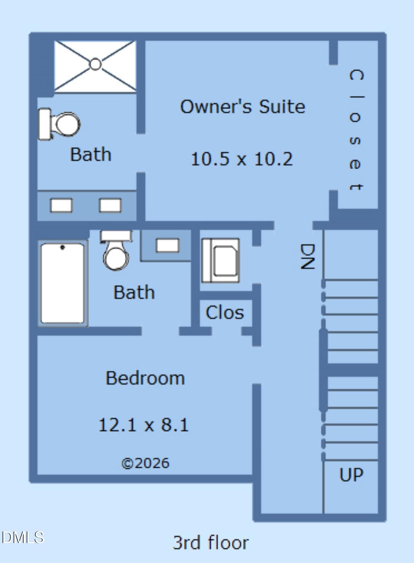Floorplan-3rd-1018 Tipton Street (Custom - 1018 Tipton Street, Raleigh, NC 27610, Raleigh