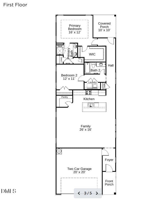 Floorplan - 86 Carteret Court, Clayton, NC 27527
