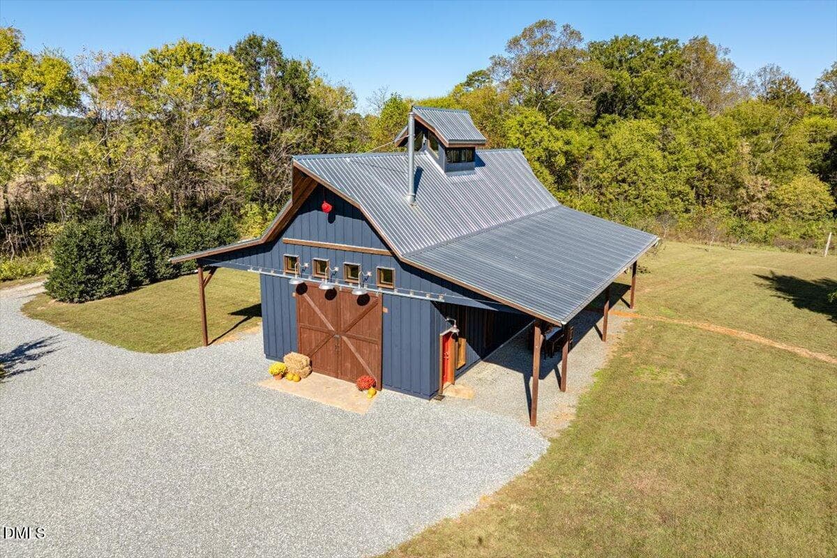 Modern Barn Built 2019 - 5956 Whitlow Johnson Lane, Mebane, NC 27302