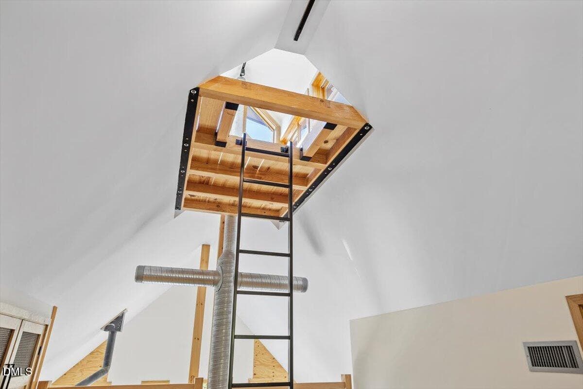 Ladder from Loft to Cupola - 5956 Whitlow Johnson Lane, Mebane, NC 27302