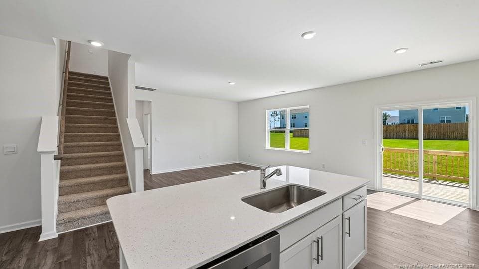 KITCHEN AND STAIRWELL - 190 Charlies Bend Way, Spring Lake, NC 28390