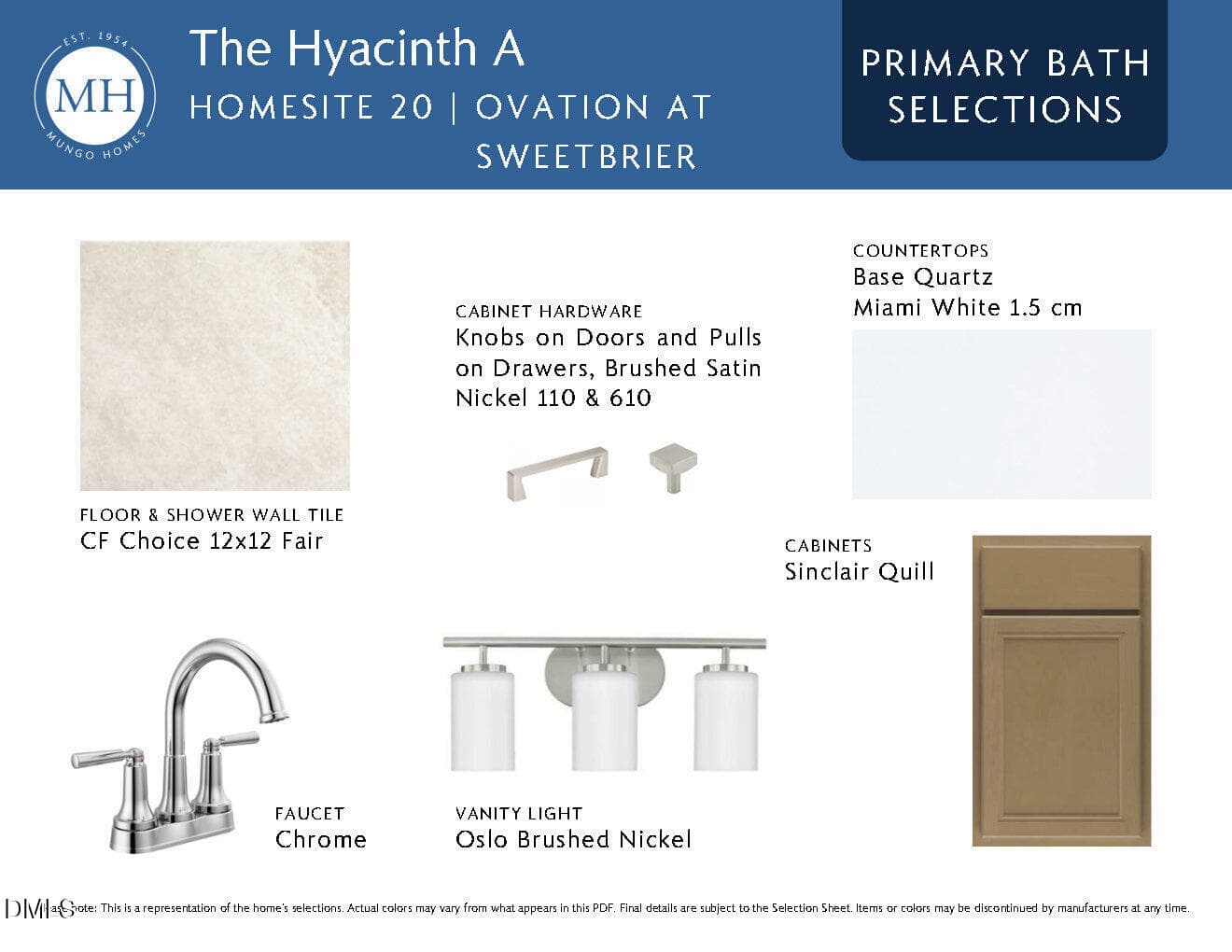 Primary Bath Selections - 1209 Bell Heather Road 20, Durham, NC 27703, Durham